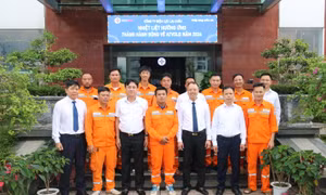 Đội xung kích Công ty Điện lực Lai Châu tham gia hỗ trợ hoàn thành dự án đường dây 500kV mạch 3 Quảng Trạch - Phố Nối