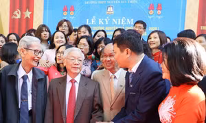 Câu chuyện xúc động ở ngôi trường phổ thông của Tổng Bí thư Nguyễn Phú Trọng