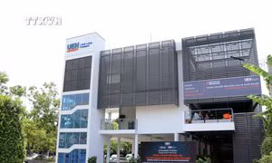 Trung tâm Đổi mới sáng tạo và khởi nghiệp Đồng bằng sông Cửu Long. Ảnh: Phạm Minh Tuấn-TTXVN