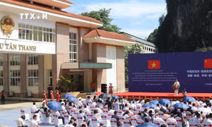 Quang cảnh buổi lễ. Ảnh: Quang Duy – TTXVN