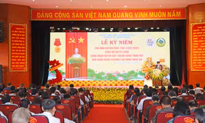 Quang cảnh buổi lễ kỷ niệm.