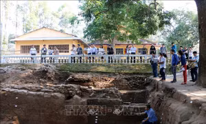 Công bố ấn phẩm "Văn hoá Óc Eo- những phát hiện mới khảo cổ học tại di tích Óc Eo-Ba Thê và Nền Chùa 2017-2020"