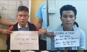 Bắt hai đối tượng Giàng A Khai và Giàng A Thái vận chuyển ma túy