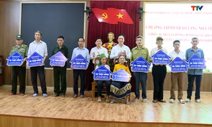 Ngày Thương binh - Liệt sỹ 27/7: Đảng ủy Khối các cơ quan Trung ương trao tặng Nhà tình nghĩa tại Thanh Hóa