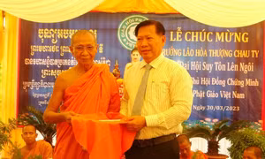 Trưởng lão Hòa thượng Chau Ty được suy tôn Phó Pháp chủ Hội đồng Chứng minh Giáo hội Phật giáo Việt Nam