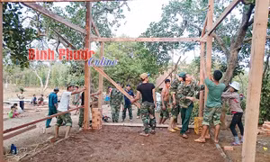 Bình Phước xóa nhà tạm, giúp đồng bào thiểu số vùng biên ổn định đời sống