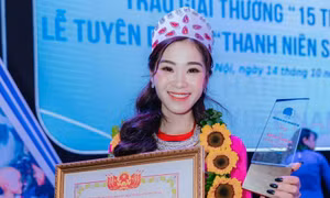 Nguyễn Thị Ngọc Hà - Ca sĩ dân tộc Mường là một trong 10 Gương mặt trẻ Việt Nam tiêu biểu 2022