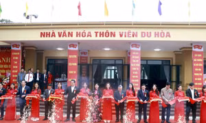 Vĩnh Phúc: Nhiều công trình làng văn hóa hoàn thành trong dịp Ngày hội Đại đoàn kết toàn dân tộc