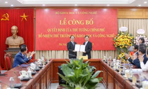 Công bố quyết định bổ nhiệm Thứ trưởng Bộ Khoa học và Công nghệ