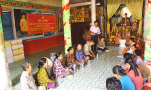 Hậu Giang tăng cường tuyên truyền về bầu cử đến các địa bàn có đông đồng bào Khmer sinh sống