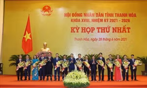 Bầu các chức danh chủ chốt của HĐND và UBND tỉnh Thanh Hóa 