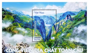 Phát hành bộ tem giới thiệu 3 công viên địa chất toàn cầu tại Việt Nam