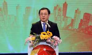Ông Huỳnh Thành Đạt, Bộ trưởng Bộ Khoa học và Công nghệ, làm Chủ tịch Hội đồng cấp Nhà nước xét tặng Giải thưởng Hồ Chí Minh, Giải thưởng Nhà nước về khoa học và công nghệ đợt 6. Ảnh: Thanh Thủy - TTXVN