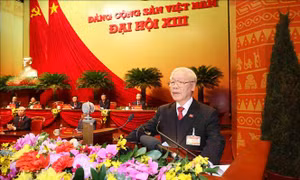 Đại hội XIII của Đảng thành công tốt đẹp: Thông qua Nghị quyết Đại hội đại biểu toàn quốc lần thứ XIII của Đảng