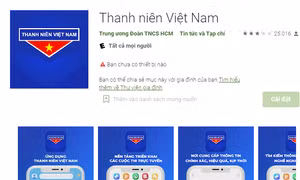 App Thanh niên Việt Nam. Ảnh: DTMN