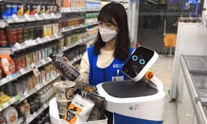 LG Electronics “trình làng” robot giao hàng thông minh