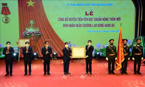 Tiên Yên là huyện miền núi phía Bắc đầu tiên đạt chuẩn nông thôn mới