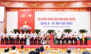  Bầu lãnh đạo chủ chốt HĐND và UBND tỉnh Bình Phước