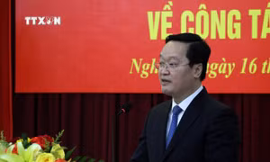 Chuẩn y ông Nguyễn Đức Trung giữ chức Bí thư Tỉnh ủy Nghệ An