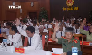 Quảng Nam: Miễn nhiệm chức danh Chủ tịch HĐND, Chủ tịch và Phó Chủ tịch UBND tỉnh