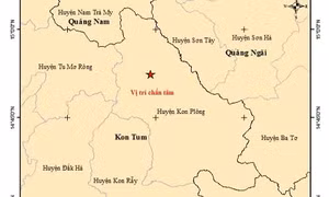 Chiều 29/7, tỉnh Kon Tum lại hứng thêm 7 trận động đất