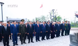 Lãnh đạo Đảng, Nhà nước tri ân các Anh hùng liệt sĩ tại Chiến trường Điện Biên Phủ
