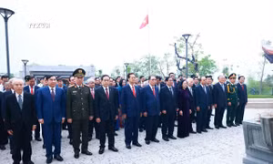 Lãnh đạo Đảng, Nhà nước tri ân các Anh hùng liệt sĩ tại Chiến trường Điện Biên Phủ
