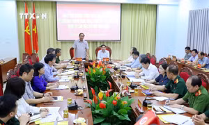 Phó Chủ tịch Quốc hội Trần Quang Phương làm việc tại tỉnh Điện Biên