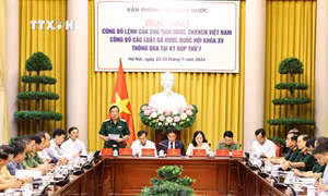 Công bố Lệnh của Chủ tịch nước về sáu luật vừa được Quốc hội thông qua