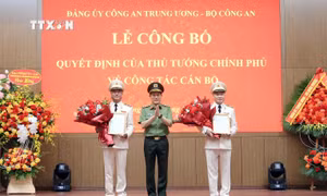 Thủ tướng bổ nhiệm hai Thứ trưởng Bộ Công an