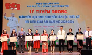 Vĩnh Phúc tuyên dương giáo viên, học sinh, sinh viên dân tộc thiểu số tiêu biểu, xuất sắc năm học 2023 - 2024