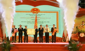 Lễ đón nhận huyện Triệu Phong đạt chuẩn nông thôn mới
