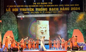 Lễ hội Bạch Đằng: Tri ân các bậc tiền nhân có công với đất nước