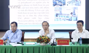 Lãnh đạo Bộ Nông nghiệp và Phát triển nông thôn chủ trì Hội nghị. Ảnh: Xuân Anh -TTXVN
