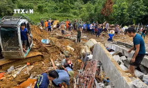 Vụ sạt lở nghiêm trọng tại Hà Giang: Gấp rút cứu người và thông tuyến giao thông