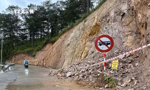 Lâm Đồng đề xuất gia cố nhiều đoạn taluy có nguy cơ sạt lở trên đèo Prenn