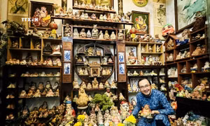 Nét đẹp văn hóa qua bộ sưu tập ông Địa của "ông đồ" Nguyễn Hiếu Tín