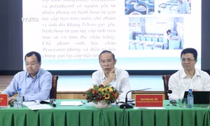 Lãnh đạo Bộ Nông nghiệp và Phát triển nông thôn chủ trì Hội nghị. Ảnh: Xuân Anh -TTXVN