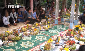 Lễ hội Đom Lơng Néak Tà trở thành Di sản Văn hóa phi vật thể Quốc gia