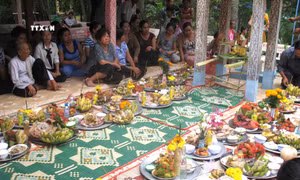 Lễ hội Đom Lơng Néak Tà trở thành Di sản Văn hóa phi vật thể Quốc gia