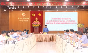 Uỷ ban Kinh tế Quốc hội làm việc với các tỉnh miền Trung về Dự án cao tốc đường bộ Bắc – Nam phía Đông 
