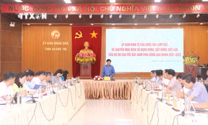 Uỷ ban Kinh tế Quốc hội làm việc với các tỉnh miền Trung về Dự án cao tốc đường bộ Bắc – Nam phía Đông 