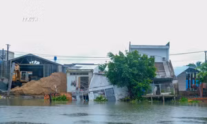 Sạt lở ở sông Bình Thủy: Hiện trường có nhiều vết nứt, diễn biến phức tạp