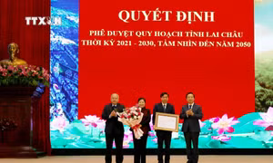 Phó Thủ tướng Trần Hồng Hà dự Hội nghị công bố Quy hoạch tỉnh Lai Châu
