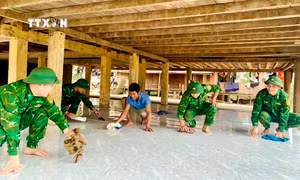 Đồn Biên phòng Ra Mai củng cố tình quân dân nơi biên cương Tổ quốc