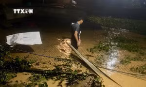 Yên Bái: Mưa lớn kéo dài gây ngập úng nhiều nơi ở xã Cát Thịnh