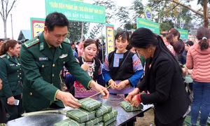 Tết của người lính quân hàm xanh nơi tuyến đầu biên giới Sơn La
