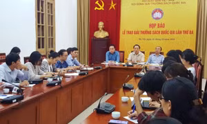  Lễ trao Giải thưởng Sách Quốc gia lần thứ ba sẽ diễn ra vào tháng 10