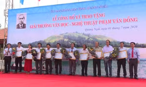 Lễ công bố và trao giải thưởng Văn học - Nghệ thuật Phạm Văn Đồng lần thứ I - 2019