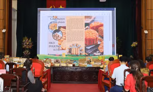 Quang cảnh Hội nghị đánh giá, phân hạng sản phẩm OCOP thành phố Hà Nội lần thứ nhất năm 2022.
